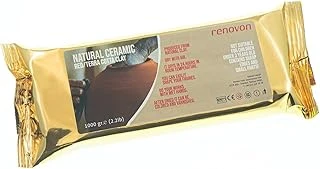 Seramik Ki̇l Hamuru,Kırmızı/Terracotta 1000 Gr(1 Kg) Fırınlamaya Gerek Olmayan Güzel Sanatlar Figür Heykel Modelleme Oyun Montessori Sınıfları Için Toksik Olmayan Doğal Kil ürün görseli 1