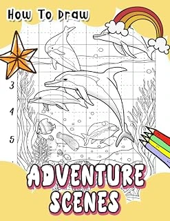 Independently Published How To Draw Scenes: Unleash Your Imagination With This Kid'S Drawing Pad - Blank Pages For Creative Exploration, Fantastical Landscapes, And Whimsical Characters. Pe ürün görseli 1