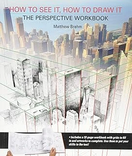 How To See It, How To Draw It: The Perspective Workbook: Unique Exercises With More Than 100 Vanishing Points To Figure Out ürün görseli 1