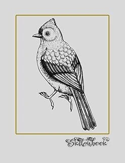 Sketchbook: Bird Sketch, Large 8.5" X 11", 110 Pages, Perfect For Everyone, Crayons, Pencils, Drawing And Sketching ürün görseli 1