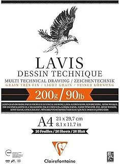 Clairefontaine Lavis Dessin Technique A4 200 Gr. Çizim Defteri 3417 ürün görseli 1