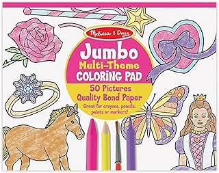 Melissa & Doug - Dev Boyama Kitabı, Pembe (14225) ürün görseli 1