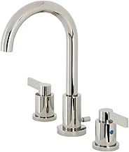 Brass Fsc8929Ndl Nuvofusion 20,32 Cm Geniş Lavabo Musluğu, Pirinç Pop-Up, 5-3/8" Ağız Erişiminde, Cilalı Nikel ürün görseli 1