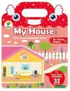 Lino Tekrar Tekrar Kullanılabilen İlk Sticker Kitabım My House ürün görseli 1