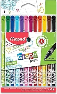 Maped 749652 Felt Tıp 12 Renk Keçeli Kalem ürün görseli 1