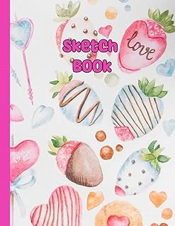 Independently Published Sketch Book For Girls: Sketch Book For Girls Blank Paper For Sketching, Drawing, Writing, Painting Or Doodling, 100 Pages, 8.5" X 11" ürün görseli 1