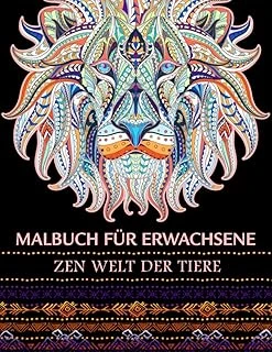 Independently Published Malbuch Für Erwachsene - Zen Welt Der Tiere: Anti-Stress Ausmalbuch Mit Über 50 Tier-Motiven Im Mandala-Stil | Kreative Beschäftigung & Entspannung | Tier-Mandalas Zum Ausmale ürün görseli 1