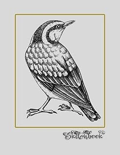 Sketchbook: Bird Sketch, Large 8.5" X 11", 110 Pages, Perfect For Everyone, Crayons, Pencils, Drawing And Sketching ürün görseli 1