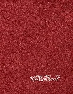 Sketchbook: Coloured Texture Pattern Affect Background, Large 8.5" X 11", 110 Pages, Perfect For Everyone, Crayons, Pencils, Drawing And Sketching ürün görseli 1