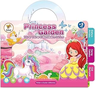 Lino Tekrar Tekrar Kullanılabilen Sticker Princess Garden ürün görseli 1