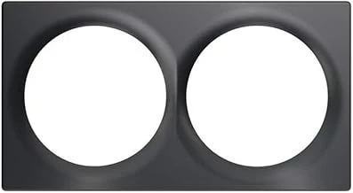 Fibaro Walli Double Cover Plate/Walli Cihazları Için Yüksek Kaliteli Çift Kapak Plakası, Antrasit, Fg-Wx-Pp-0003-8 ürün görseli 1