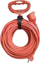 Seyyar Uzatma Kablosu - 3X1.5Mm² Kalın Kablo Kesiti, Ip44 Su Toz Korumalı Bylion Dış Mekan Uzatma Kablosu, Yüksek Görünürlüklü Turuncu (10M / 20M Seçenekli) (20 Metre) ürün görseli 1