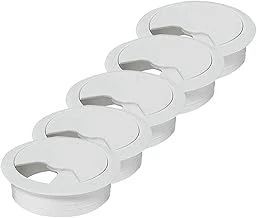 Masa Üstü Kablo Kanalı Deliği Kapağı Beyaz Masa Kapağı 6 Cm (5 Adet) ürün görseli 1