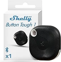 Shelly Blu Button Tough Siyah | Bluetooth Kontrollü Akıllı Düğme | Cihazları Kısma, Açma Kapatma Sahneleri Etkinleştirme, Ev Otomasyonu | Koruma Sınıfı Ip54 | Ios Android Uygulaması ürün görseli 1