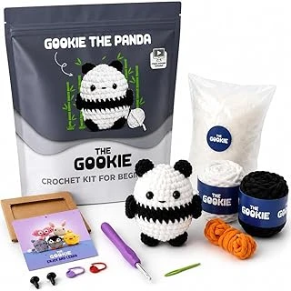 Panda Amigurumi Tığ Kiti Örgü Seti ürün görseli 1