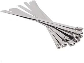 Cırt Kelepçe Metal Paslanmaz Çelik Kablo Zip Bağı Çok Amaçlı Bağlama 4.6X360 1 Adet ürün görseli 1