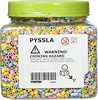 Ike-603.160.73 Pyssla Ütü Boncukları, Pastel Renkler ürün görseli 1