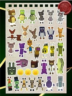 Super Bear Çocuk Sticker Seti 35 Adet | Renkli & Eğlenceli | Suya Dayanıklı ürün görseli 1