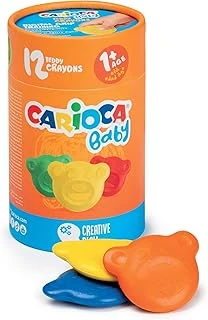 Carioca Teddy Bebek Crayons 12'Li +1 Yaş ürün görseli 1