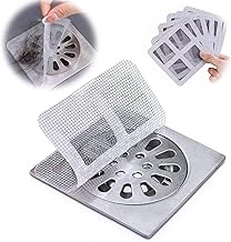 Tek Kullanımlık Duş Tahliye Saç Çıkarıcı Örgü Çıkartma 4 "* 4", Banyo, Mutfak, Küvet, Lavabo Için Saç Tahliye Çıkartması (Kare, 20 Adet) ürün görseli 1