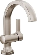 Musluk Albion Tek Delikli Banyo Bataryası, Fırçalanmış Nikel Tek Kolu Banyo Bataryası, Banyo Lavabo Bataryası, Metal Push Pop-Up Drenaj Grubu, Spotshield Fırçalanmış Nikel 15855Lf-Sp ürün görseli 1