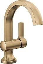 Musluk Albion Tek Delikli Banyo Bataryası, Altın Tek Kolu Banyo Bataryası, Banyo Lavabo Bataryası, Metal Push Pop-Up Drenaj Grubu, 1.2 Gpm Akış Hızı, Şampanya Bronz 15855Lf-Cz ürün görseli 1