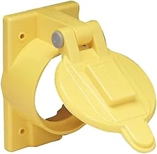 Marinco-7788Cr-Marine-Lexan-Weatherproof-Electrical-Cover-With-Lift-Lid-Fits-50-Amp-Single-Receptacles-6369Cr-And-6370Cr ürün görseli 1