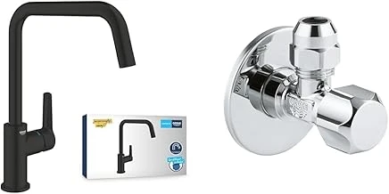Grohe Start Quickfix Eviye Bataryası Mat Siyah + 2 Adet 55Mm Ara Musluk Seti ürün görseli 1