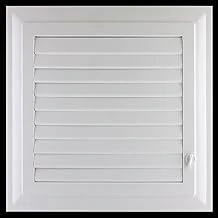 Menfez Banyo Wc Tuvalet Havalandırma Plastik Panjur Beyaz 27X32 Cm ürün görseli 1