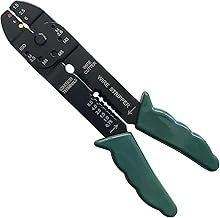 Troy T 24005, Kablo Sıyırma/Pabuç Pensesi (200Mm), Siyah, Yeşil ürün görseli 1