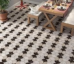 Stickerart Yer Kaplama Zemin Kaplama Folyosu 65X130 Cm Geometry Floor Tile ürün görseli 1