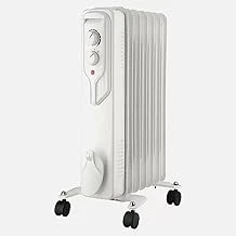 Termostatlı Yağlı Radyatör Isıtıcı 1500W 7 Dilim Yağlı Radyatör Terkerlekli ürün görseli 1