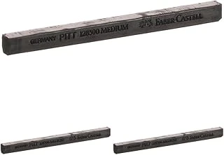 Faber-Castell Pitt Monochrome Eskiz Pastel Siyah Orta Sert 3Lü Paket ürün görseli 1
