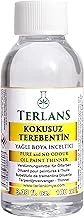 Terlans Kokusuz Terebentin 100 Ml | Yağlı Boya İnceltici | Kokusuz, Düşük Uçuculu Profesyonel Resim Malzemesi Atölye Kullanımı Için ürün görseli 1