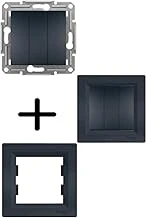 Schneider Electric Eph2100171 Asfora Antrasit Üçlü Anahtar ürün görseli 1