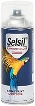 Selsil Rainbow 400 Ml Sprey Boya Siyah Parlak ürün görseli 1