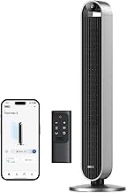 Dreo Akıllı Kule Fan – 12 Hız & 4 Mod, 25 Db Sessiz Motor, 8.3 M/S Rüzgar Hızı, 120° Salınım, Zamanlayıcı, Uzaktan Kumanda, Wi‑Fi & Sesli App Kontrol, Pilot S ürün görseli 1
