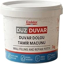 Düz Duvar - Dolgu Tamir Macunu, Su Bazlı, Solvent İçermez, Kokusuz, 1 Kg ürün görseli 1
