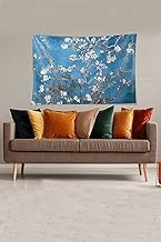 Pelangi Almond Blossom Tutmaz Kadife Kumaş Duvar Örtüsü Duvar Halısı Tapestry Ywll376, 140 X 230 ürün görseli 1