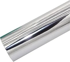 Krom Nikelaj Gümüş Varak Yapışkanlı Folyo 22 Cm X 1 Mt ürün görseli 1