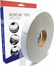Paça Telası - Çift Taraflı Yapışkan Tela - Şerit Tela - Amerikan Tela - Dikiş Nakış Telası (Beyaz, 1.5 Cm X 100 M) ürün görseli 1