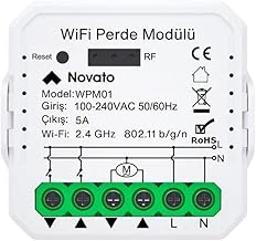 Tuya Mini Wifi Akıllı Perde Panjur Rölesi (Tuya, Life, Google Home, Alexa, Assistant Destekli) Yüzdesel Kalibrasyon Özellikli ürün görseli 1