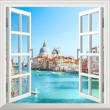 Pencere Poster Duvar Kağıdı Büyük Kanal Yapışkanlı Sticker ürün görseli 1