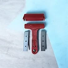 Wespa Kazıyıcı Bıçak, Kırmızı Plastik Saplı, Değiştirilebilir Metal Bıçaklı, 2 Yedek Dahil ürün görseli 1