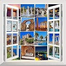 Pencere Poster Duvar Kağıdı Türkiye Foto Yapışkanlı Sticker ürün görseli 1