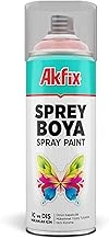Akfix Sprey Boya, Yüksek Kapatıcılık, İç Dış Mekan Kullanımı, Nitro-Combi Kalite, Uv Dayanıklı, Hızlı Kuruyan, Çizilme Darbe Dayanımlı, Çok Amaçlı Dekoratif Boya (Parlak Pembe) ürün görseli 1