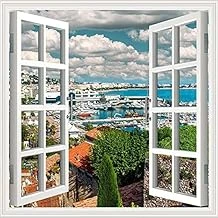 Pencere Poster Duvar Kağıdı Liman Yapışkanlı Sticker ürün görseli 1