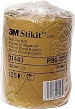 Stikit Gold Disk Rulo 236U, 01443, 6 Inç, P80 Sınıfı, Rulo Başına 125 Disk, Otomotiv Aşındırıcılar ürün görseli 1