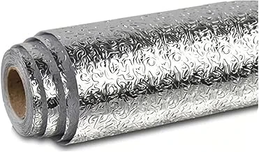 Rulo Gümüş Alüminyum Folyo Duvar Kağıdı, 2 Mt X 60 Cm Kendinden Yapışkanlı Raf İçi, Su Geçirmez Folyo ürün görseli 1