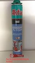 1 X 800 Ml B2 Akfix 960 Pu Wdvs Klebeschaum Perimeterkleber Daemmstoffkleber ürün görseli 1